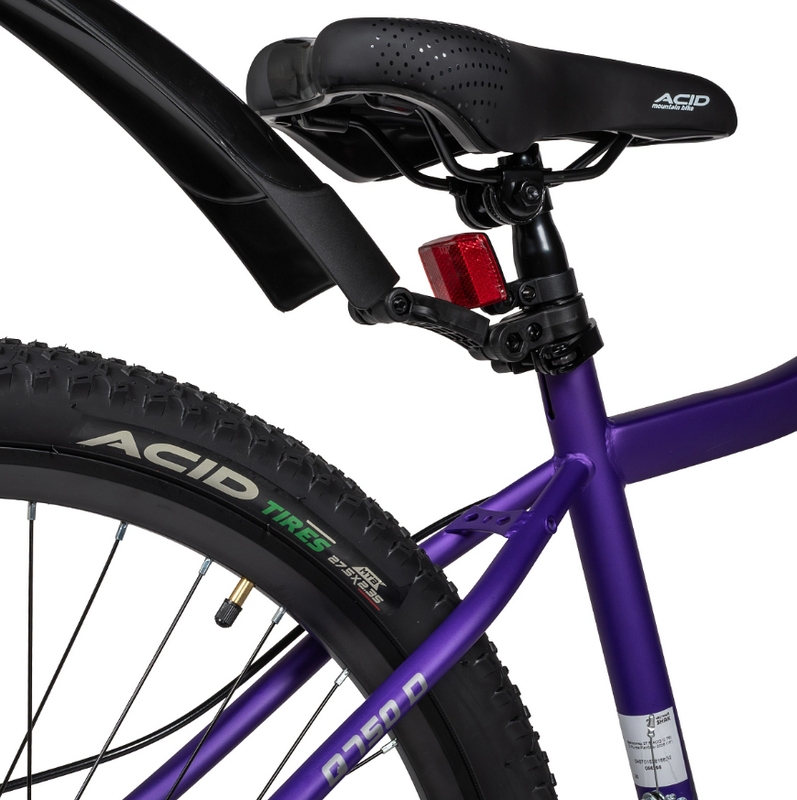 Велосипед 27,5" Acid Q 750 D 2026 056298 Purple Flat\Gray