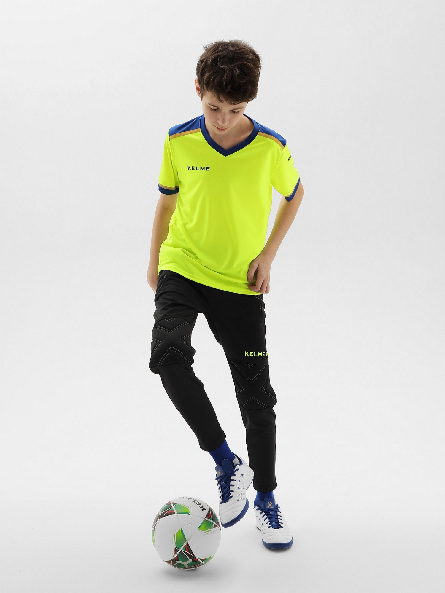 Детские вратарские брюки Kelme Goalkeeper Pants Kid K15Z408LC-010 Black