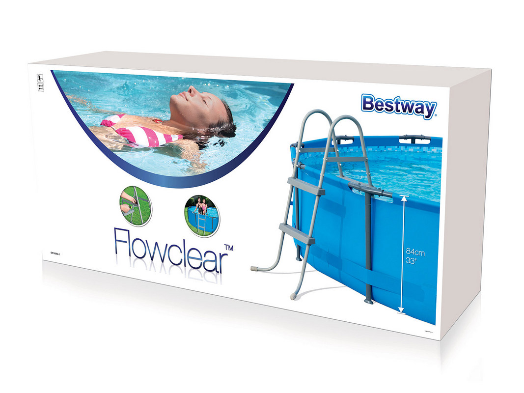 Лестница для бассейна 84см Bestway 58430