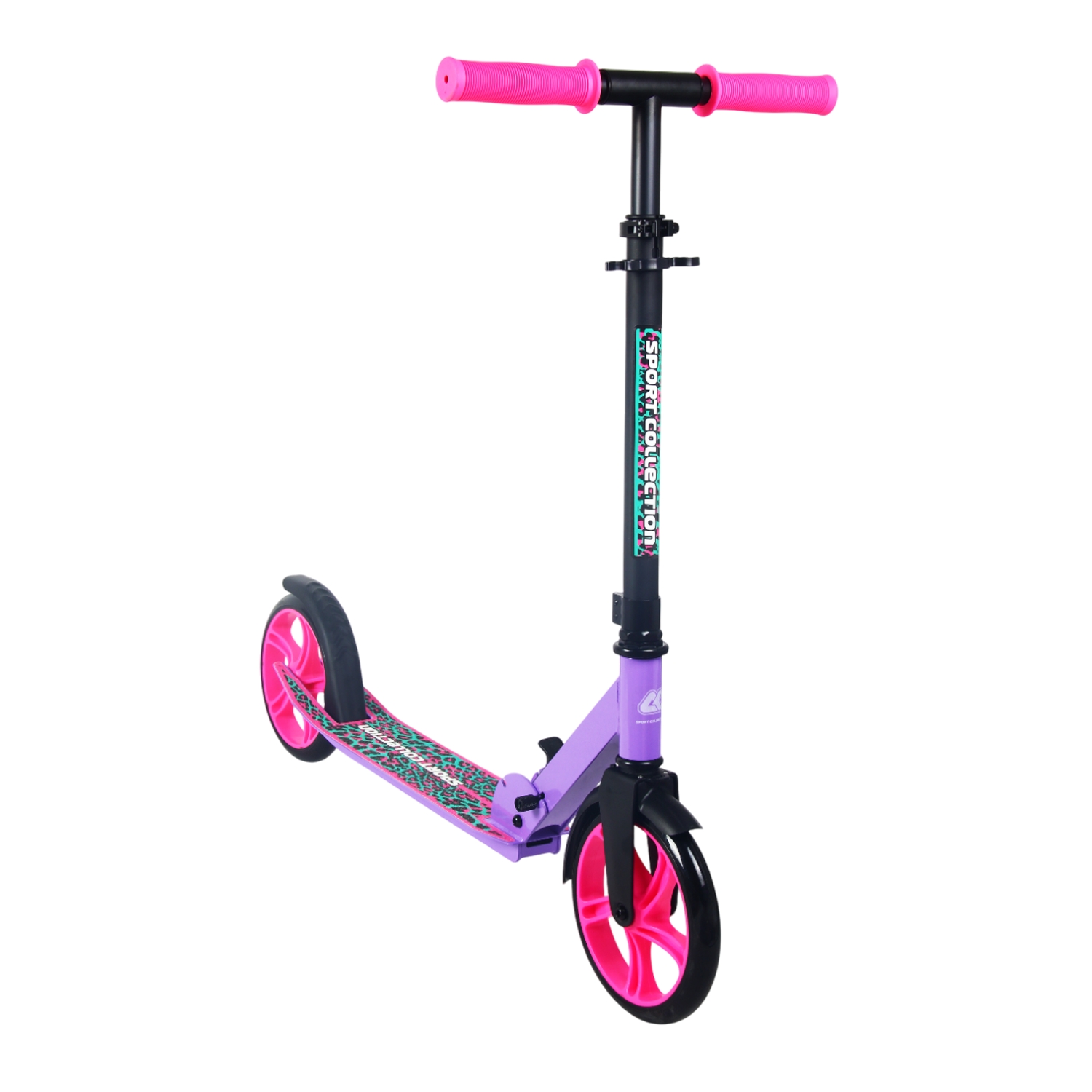 Самокат 200мм Sport Collection CK-SA200-4 pink (фонарь и наклейка в подарок)