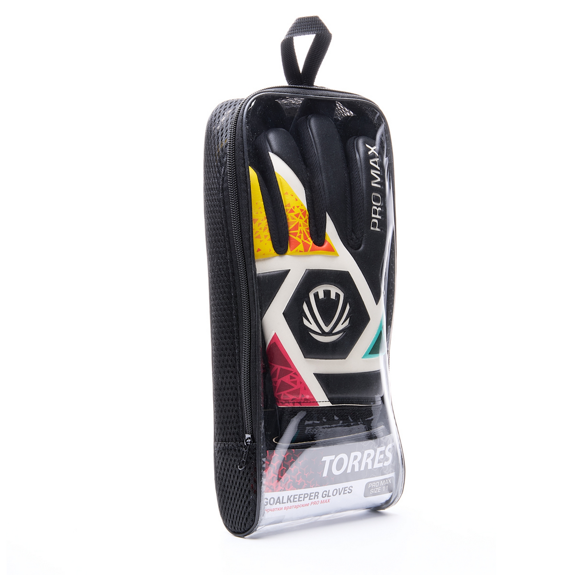 Перчатки вратарские Torres Pro Max FG0523202 черно-мультиколор
