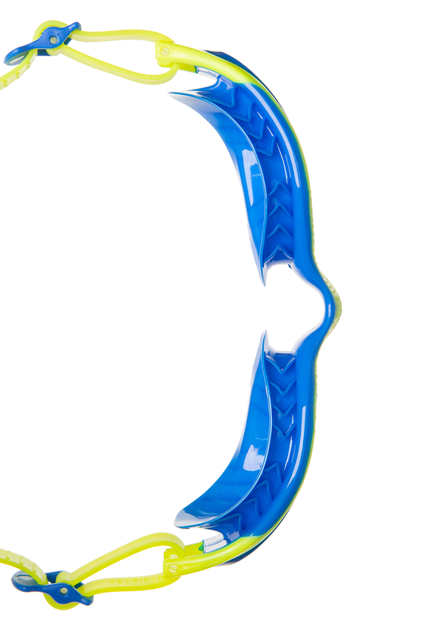 Очки для плавания Mad Wave Flame II M0424 19 0 32W салатовый