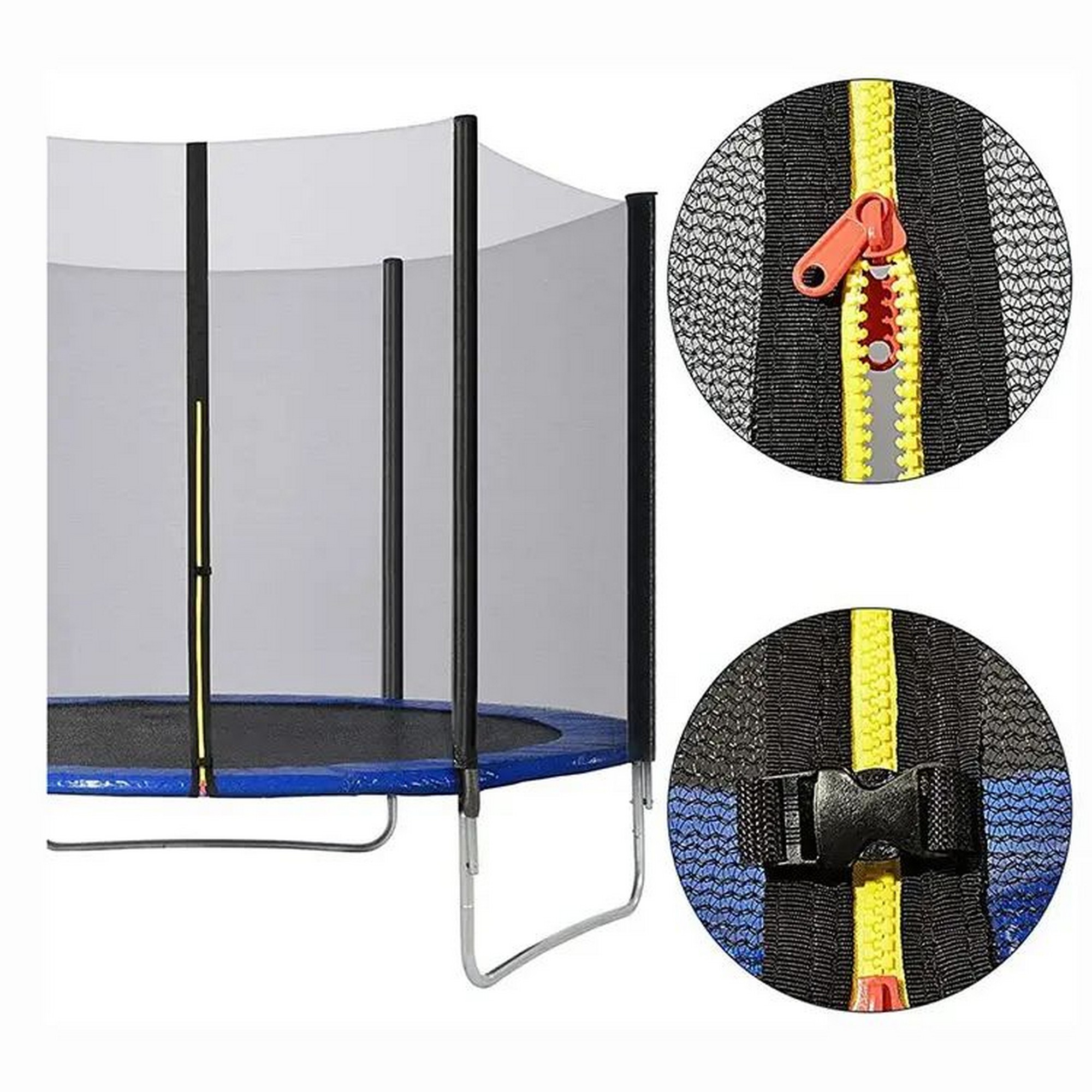 Батут с защитной cеткой Perfetto Sport Activity 8", d240см, зеленый
