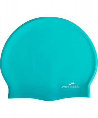 Шапочка для плавания 25DEGREES Nuance Green, силикон, подростковый