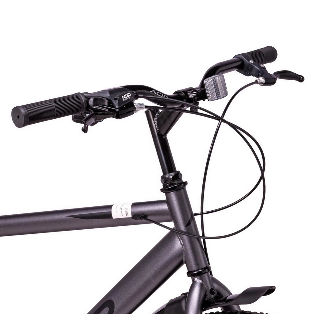 Велосипед 27,5" Acid F 730 D Gray 053976 Flat\Black
