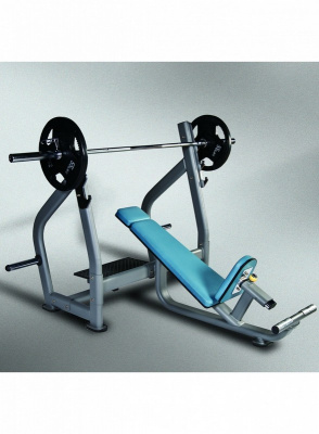 Олимпийская скамья для наклонного жима 45 % BenCarFitness TS-P021 | Premium Fitness