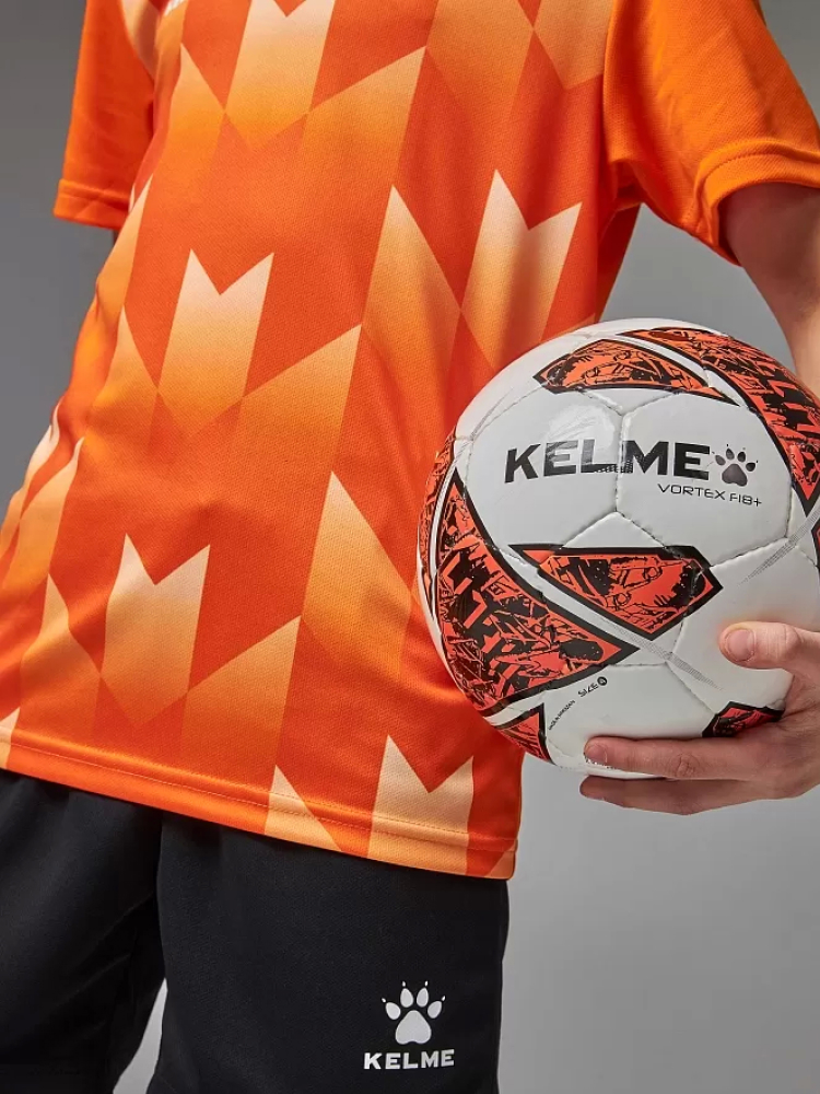 Детская футбольная форма Kelme Short-Sleeved Football Suit 8251ZB3003-907 Orange\Black