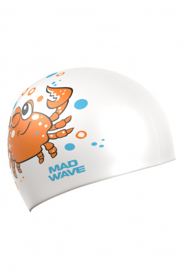 Юниорская силиконовая шапочка Mad Wave Crab M0574 06 0 00W