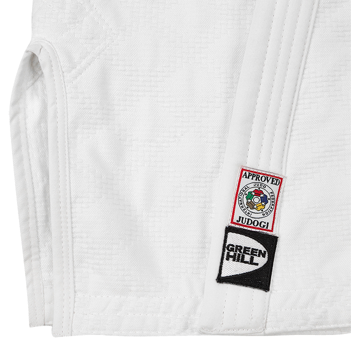 Кимоно Дзюдо Green Hill Super одобрено IJF JSS-10211, белое