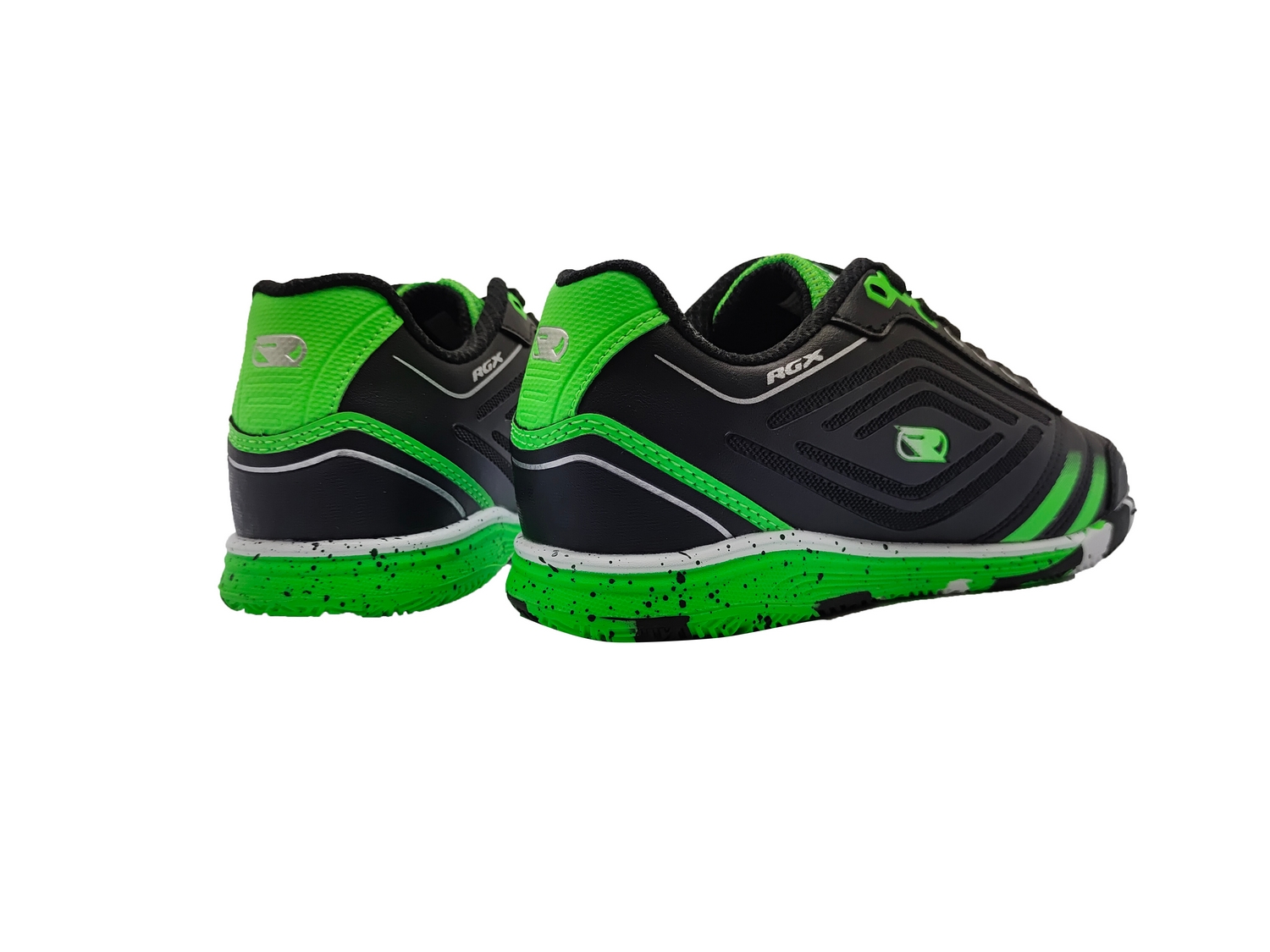 Бутсы зальные детские RGX SB-ZAL-051 Black\Green
