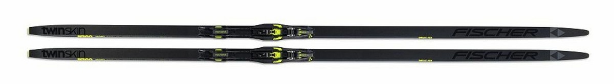 Лыжи беговые Fischer Twin Skin Race Stiff IFP черный