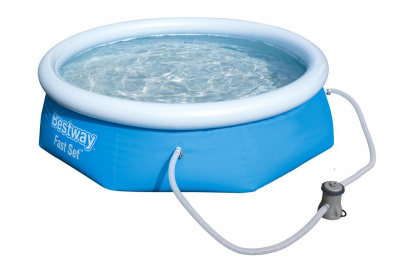 Бассейн 244х66см+фильтр-насос Bestway Fast Set 57268