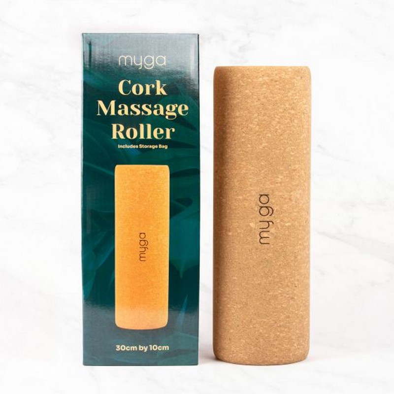 Массажный ролик 30х10x10см Myga Cork Massage Roller RY1348 пробка