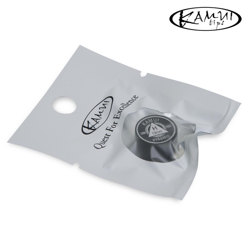 Наклейка для кия Kamui 09385 Pyramid Black ø13мм Medium 1шт.