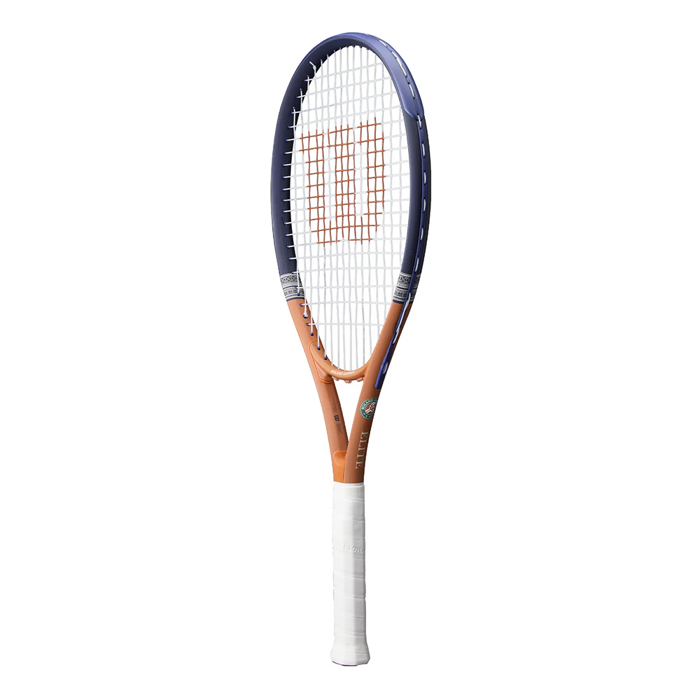 Ракетка для большого тенниса, алюминий, со струнами Wilson Roland Garros Elite Gr1 WR193210U1 оранжево-синий