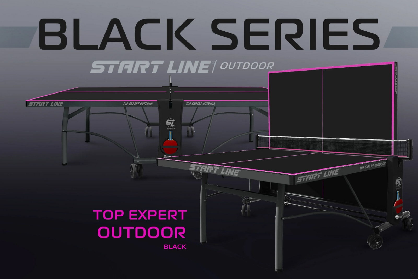 Теннисный стол Всепогодный Start Line Top Expert 6 6047-7 Black