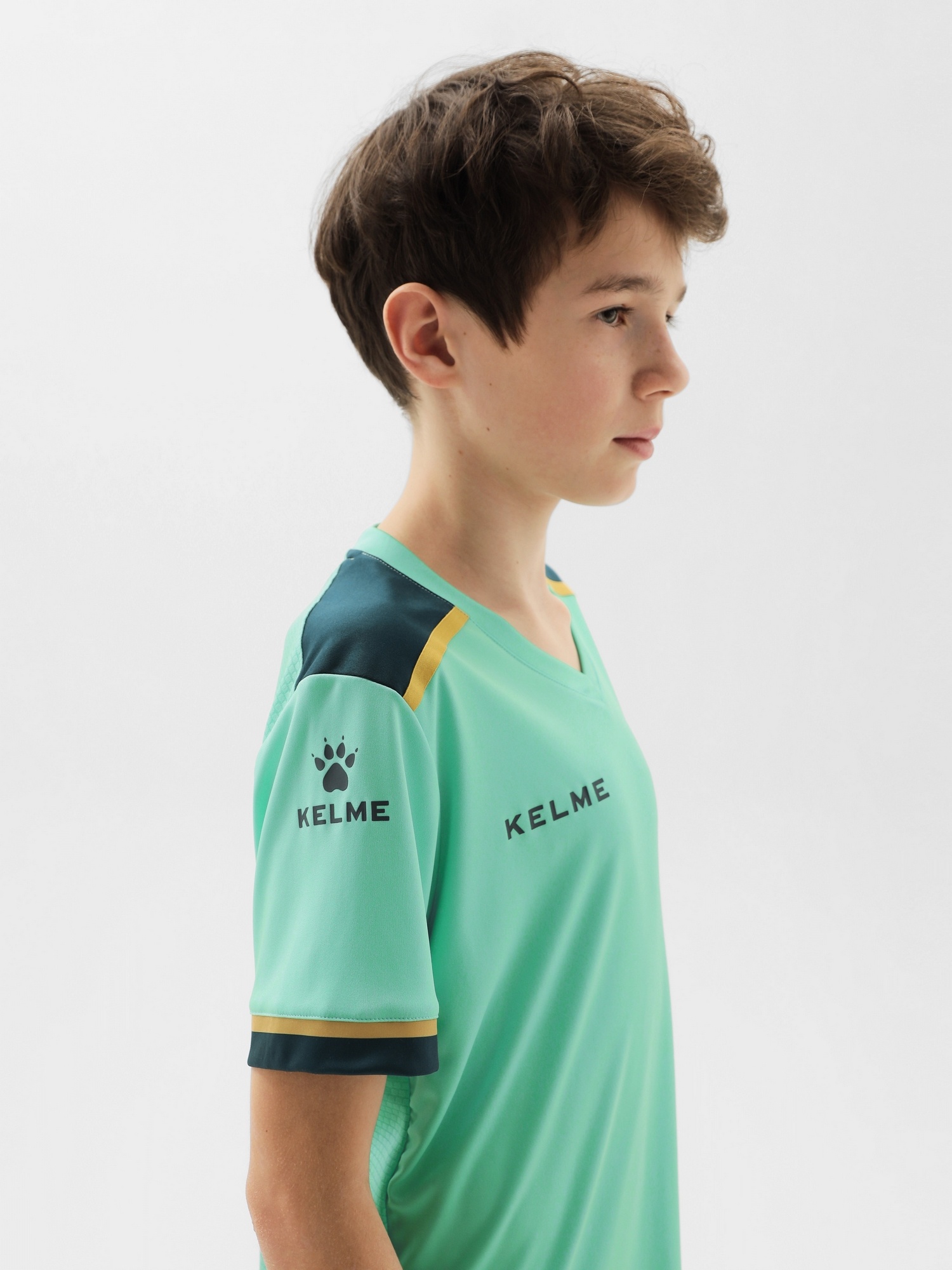 Детская футбольная форма Kelme Football Suit 8351ZB3158-328 Teal\Blue-green