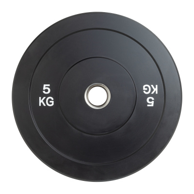 Диск бамперный 51мм, обрезиненный 5кг VictoryFit VF-D51050