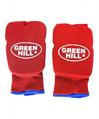 Накладки на кисть Green Hill Эластик HP-6133, х/б, красный