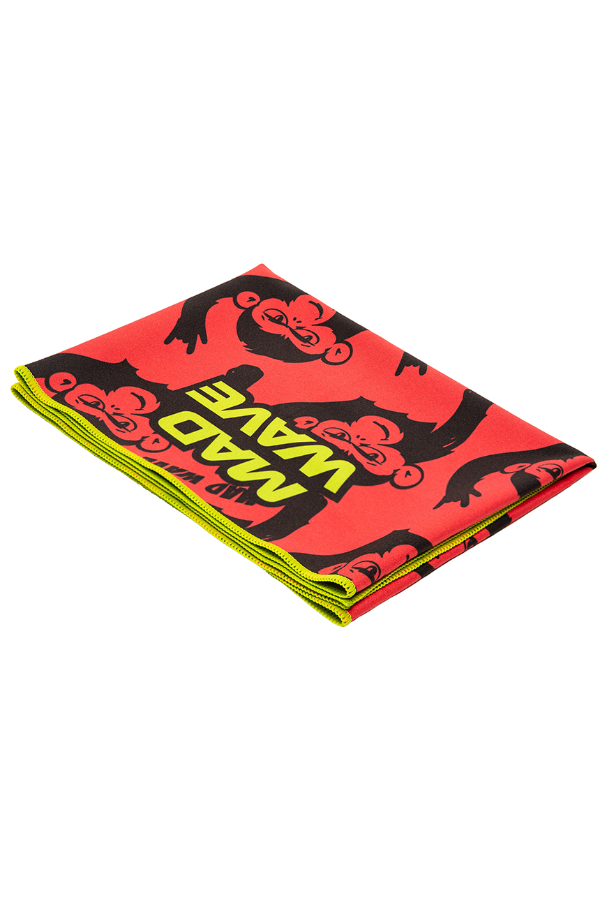 Полотенца Mad Wave Microfiber towel Monkeys M0764 16 0 05W красный