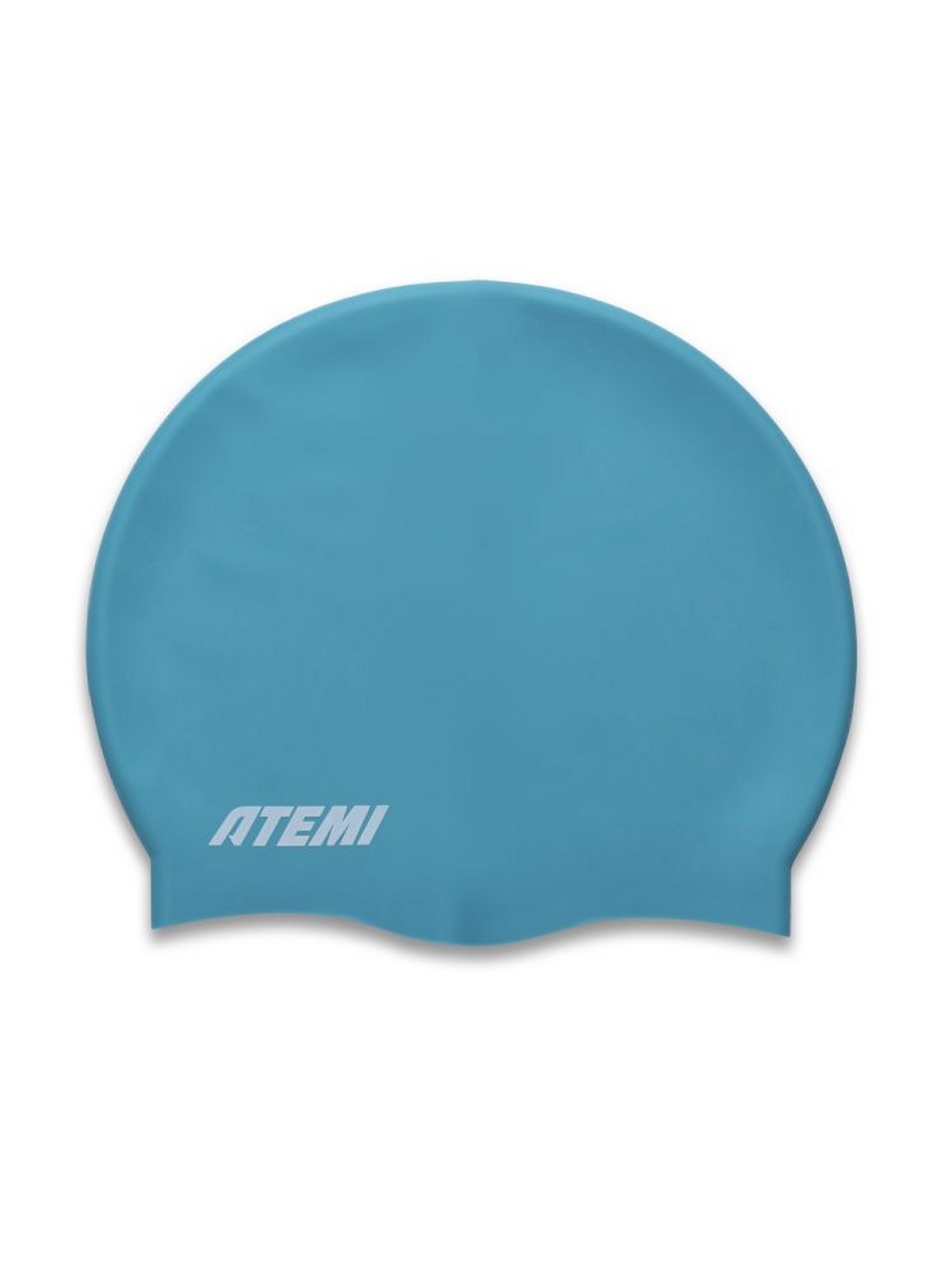 Шапочка для плавания Atemi light silicone cap Green river FLSC1GR бирюзовый