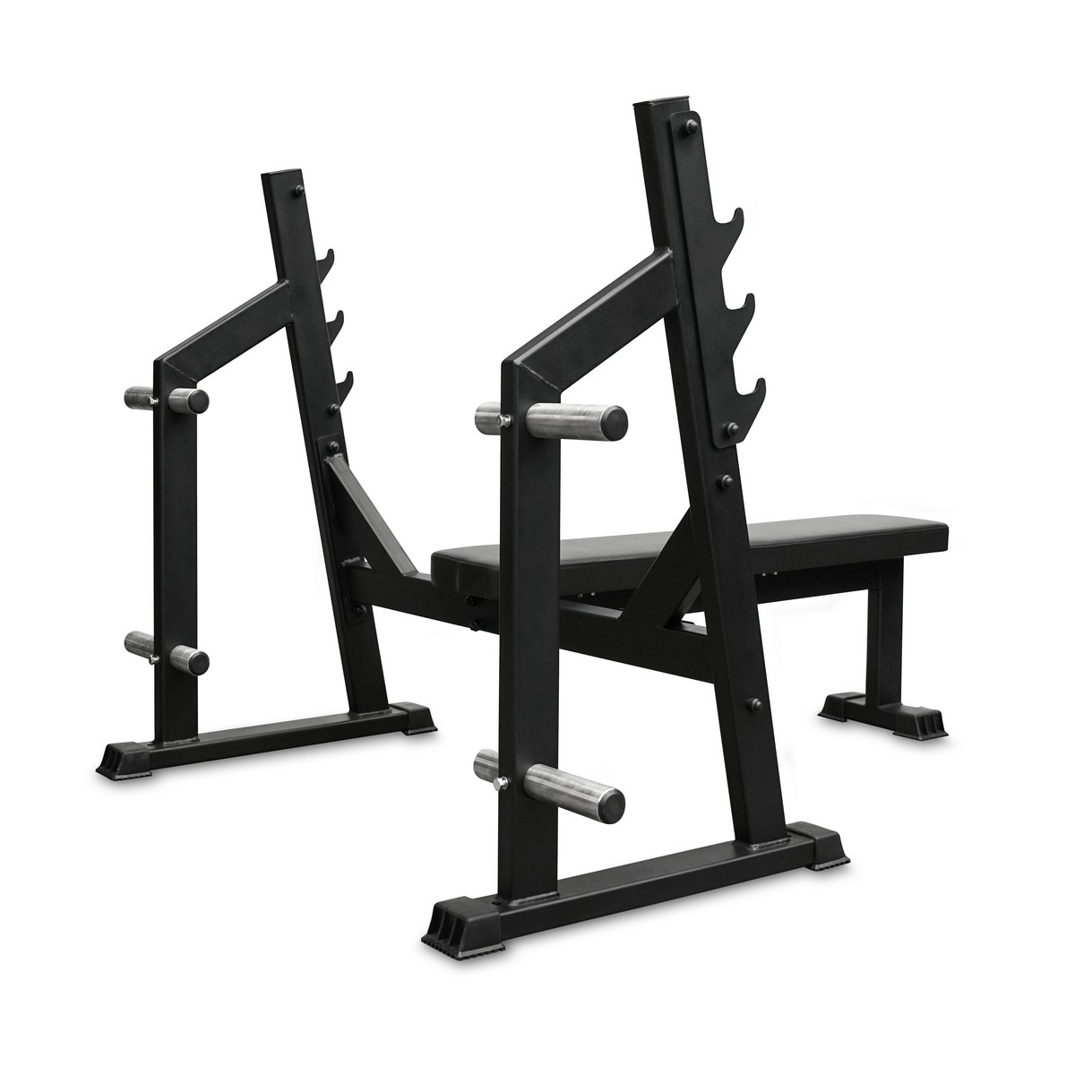Скамья для жима горизонтальная Bronze Gym PARTNER AL-304L | Premium Fitness