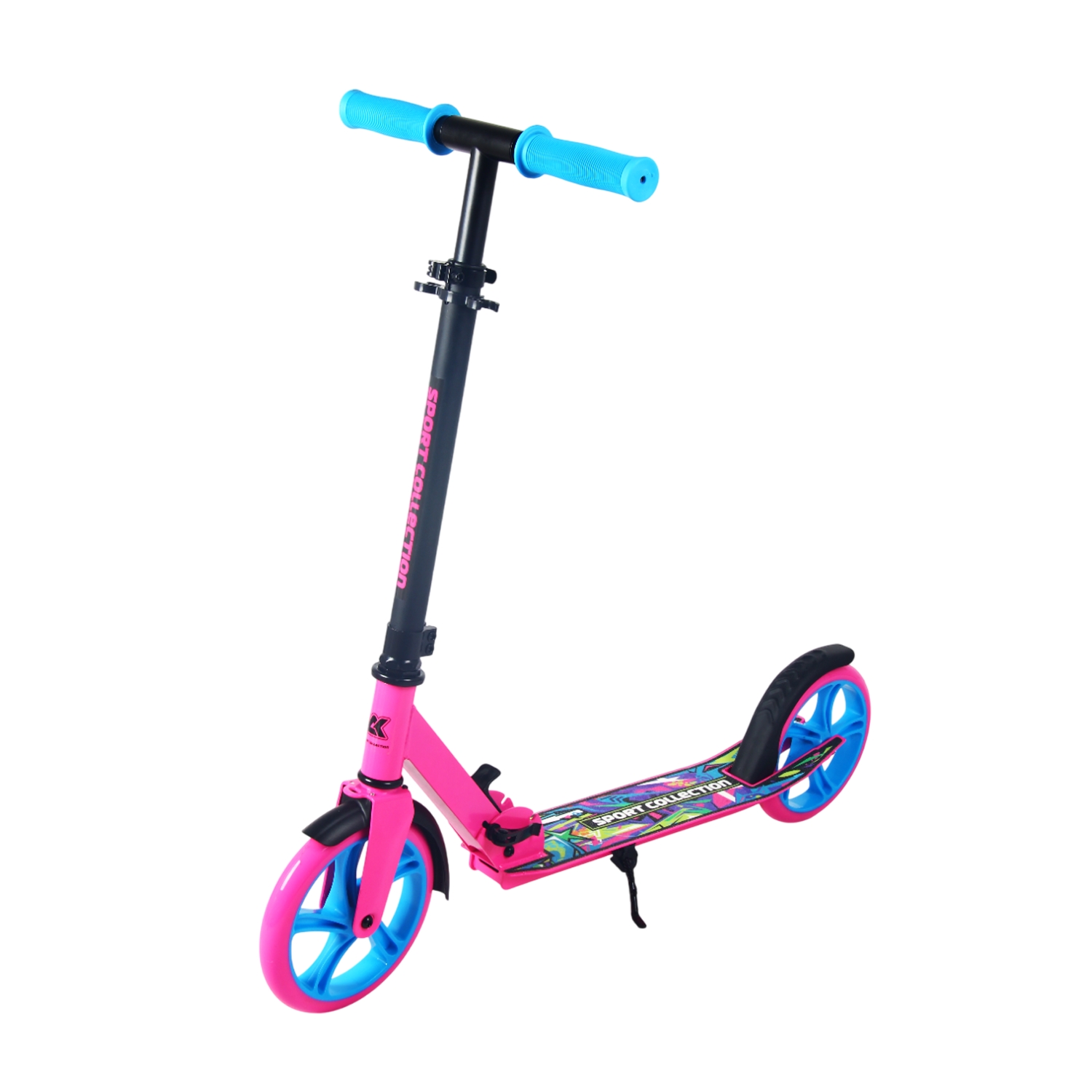 Самокат 200мм Sport Collection CK-SA200-3 pink (фонарь и наклейка в подарок)