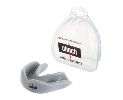 Капа одночелюстная Clinch Competition Single Layer Mouthguard C511 серый