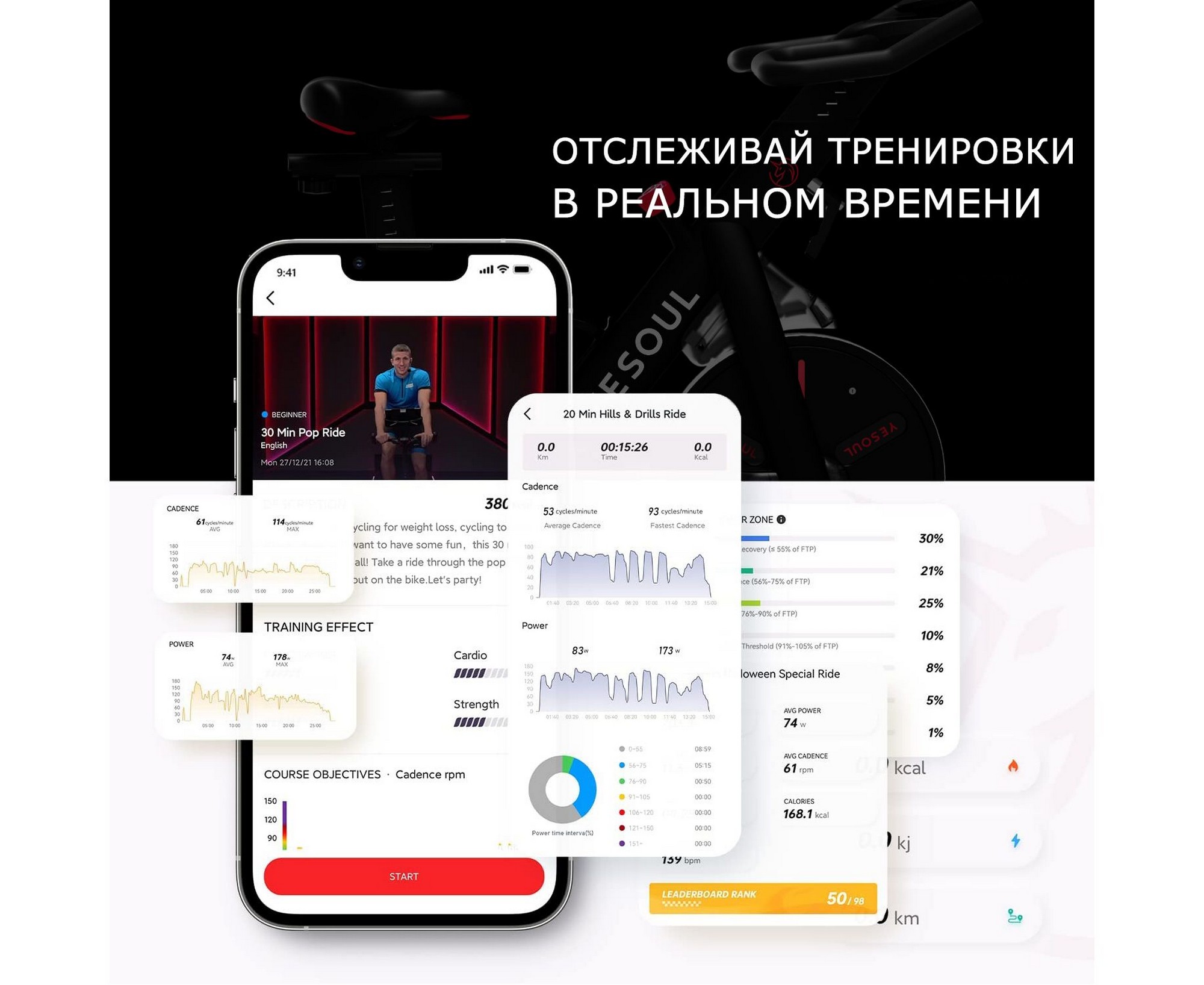 Велотренажер Xiaomi Yesoul BS3-B черный