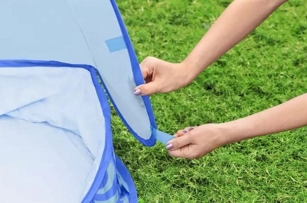 Детский бассейн 78х68x60см, от 2 лет Bestway Pop-Up n' Splash, с навесом 52577