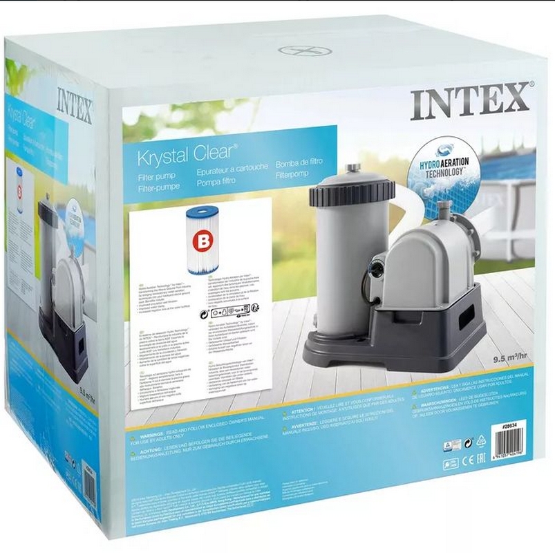 Фильтр-насос 220 В, 9500 л/ч Intex 28634\56634