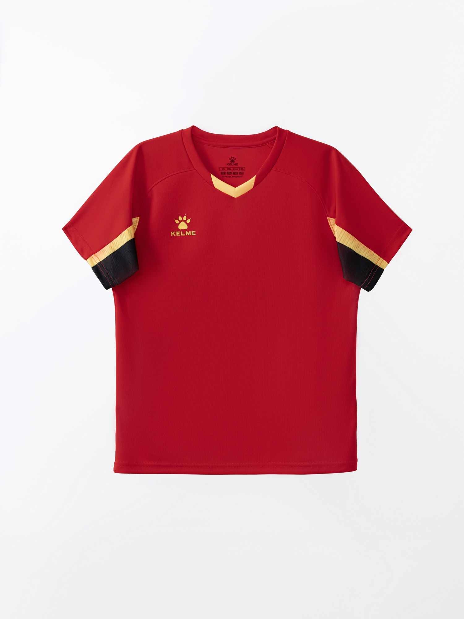 Детская футбольная форма Kelme Short-Sleeved Football Suit 8251ZB3002-600 Red\Black