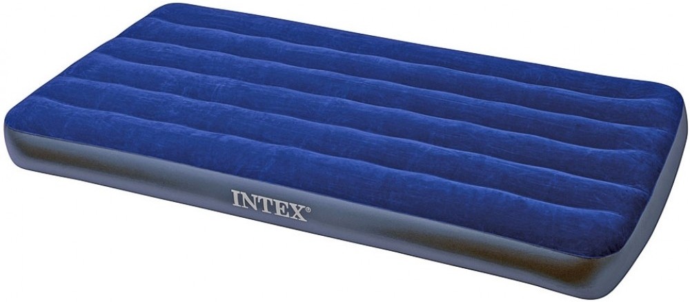 Надувной матрас Intex Classic Downy Airbed Fiber-Tech, 99х191х25см 64757