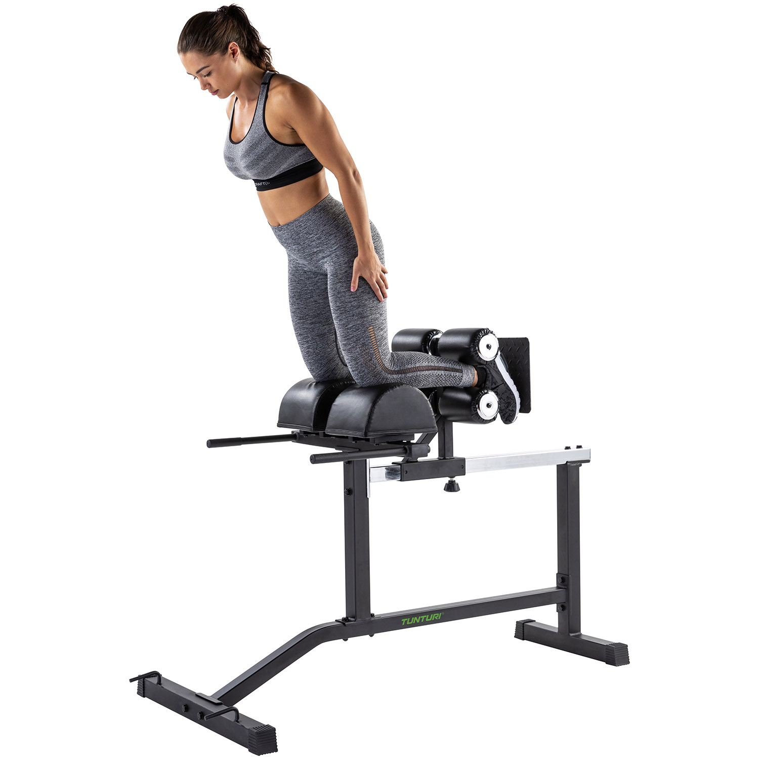Горизонтальная гиперэкстензия Tunturi GH10 (18TSGH1000) римский стул | Premium Fitness