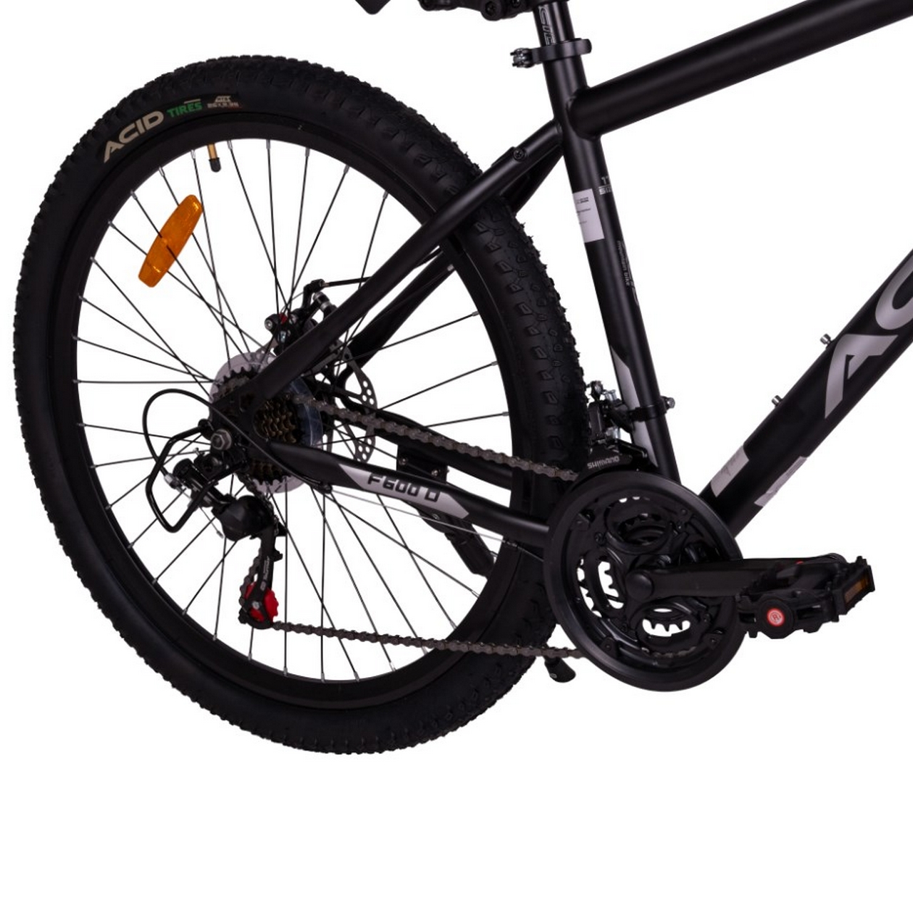 Велосипед 26" Acid F 600 D Black 053960 Flat\Silver