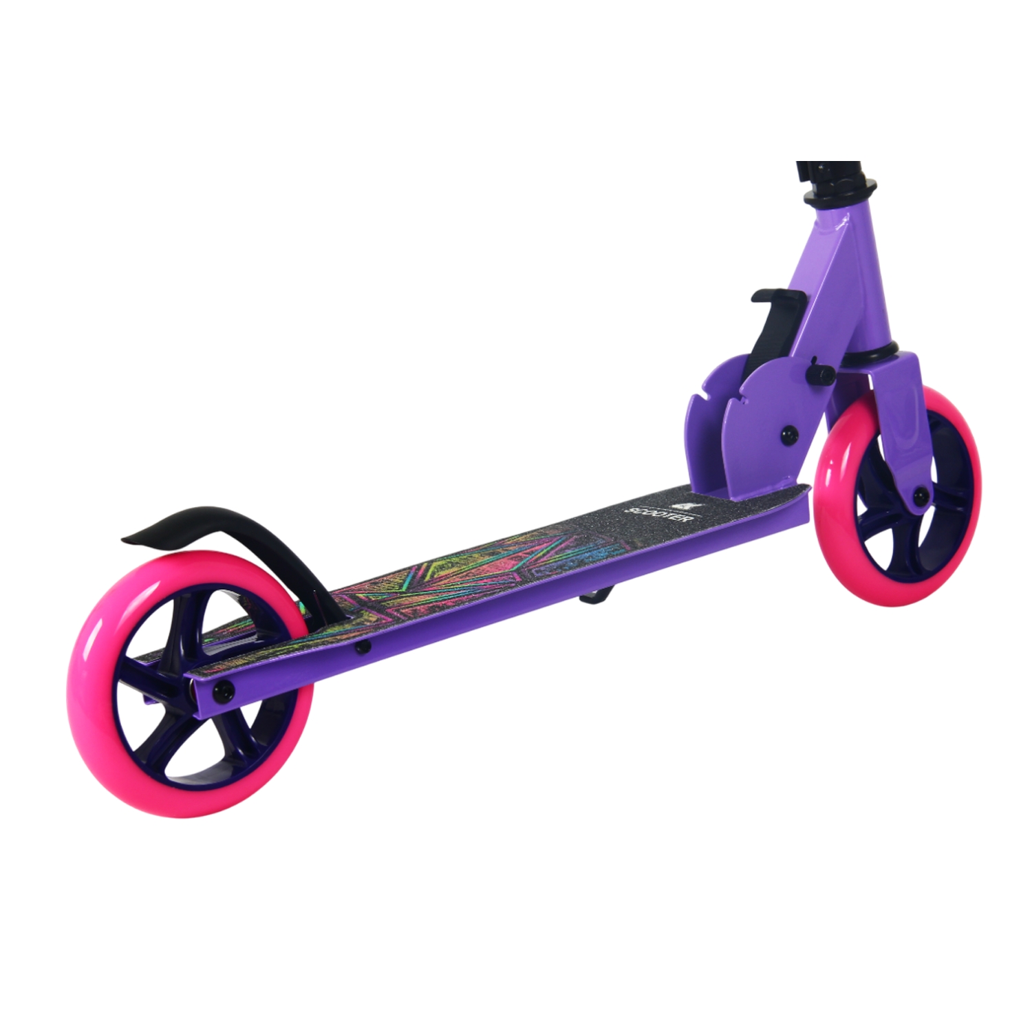 Самокат 145мм Sport Collection CK-SJ145-40 violet (фонарь и наклейка в подарок)