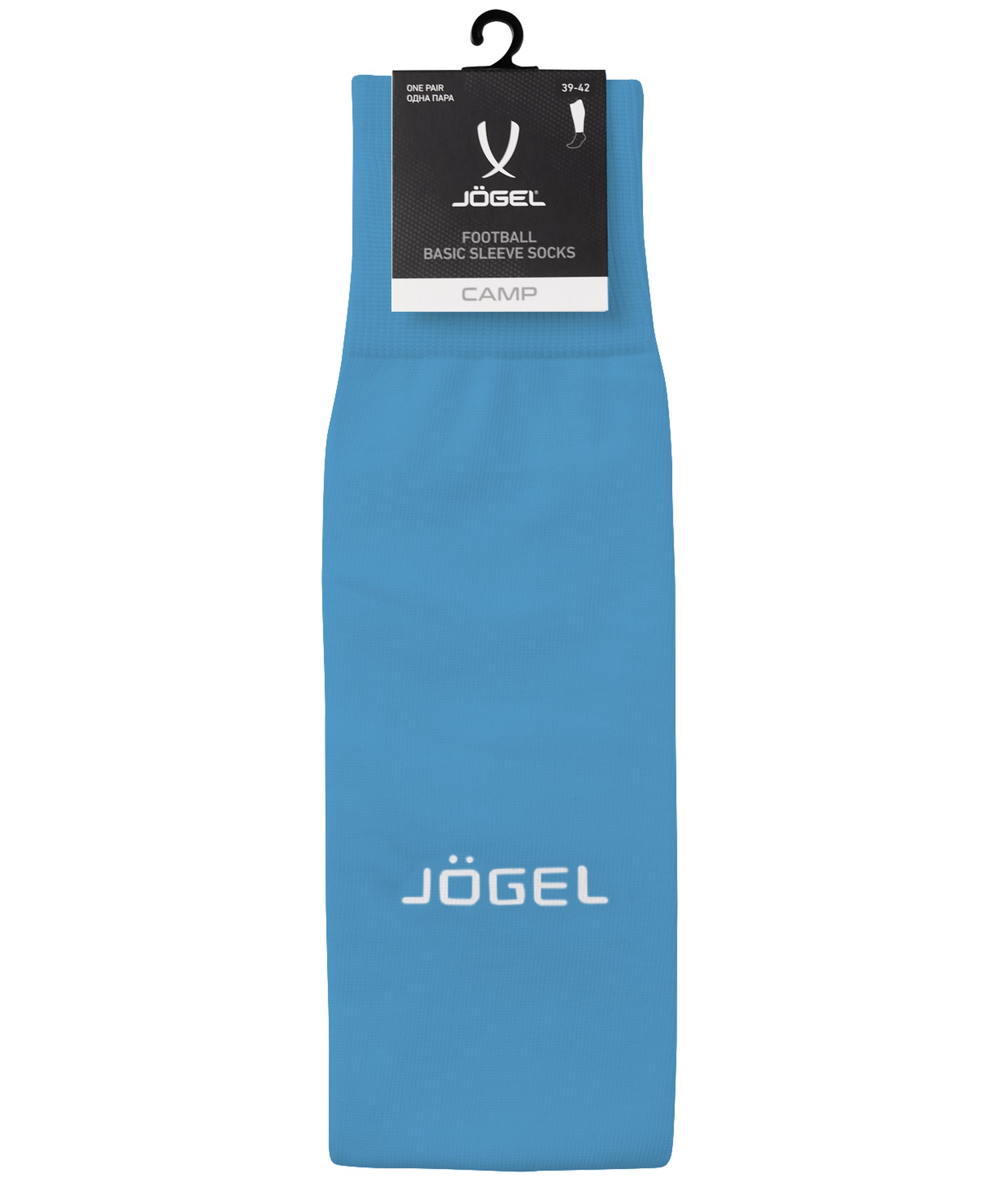 Гольфы футбольные Jogel CAMP BASIC SLEEVE SOCKS голубой\белый