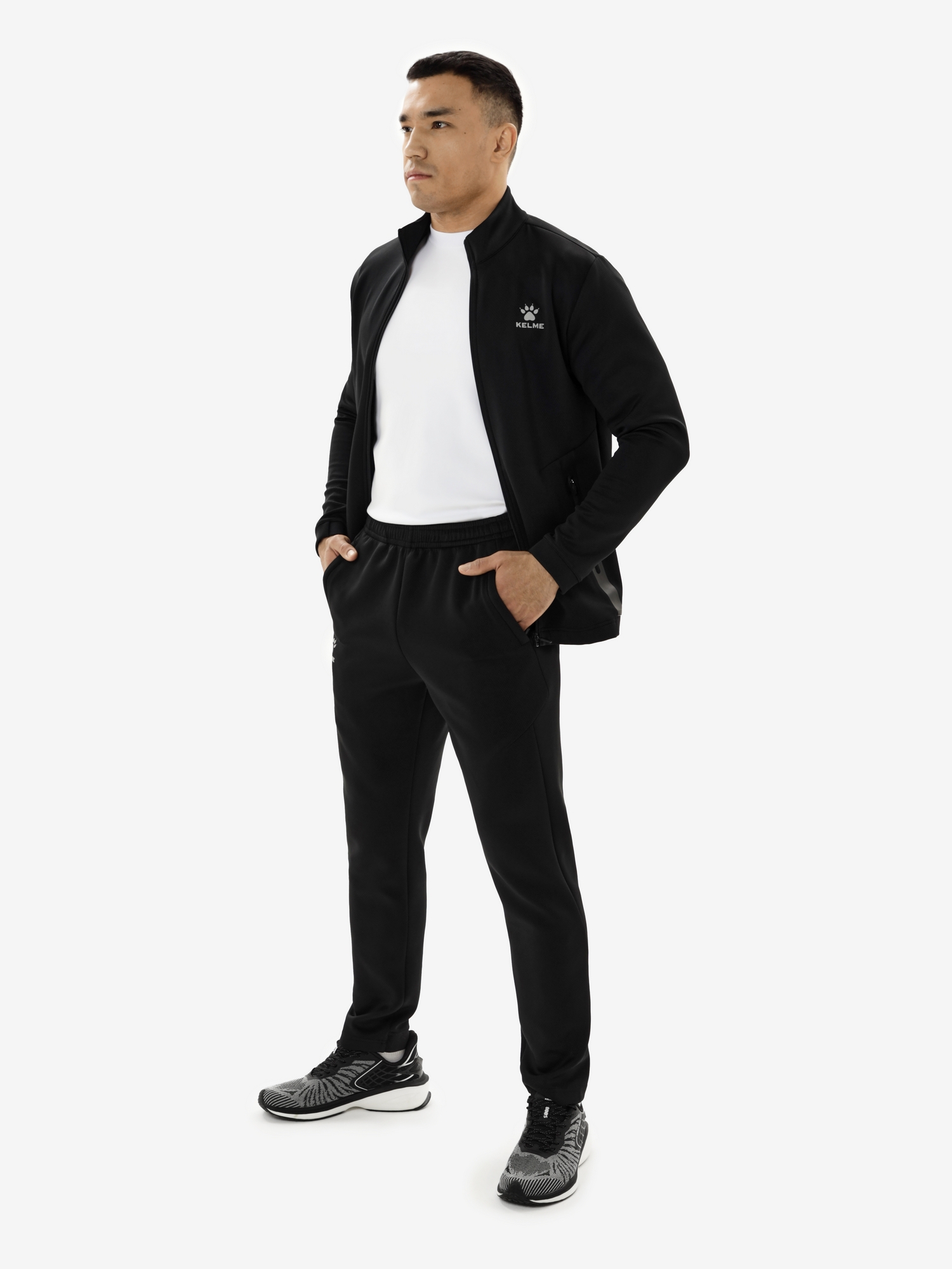 Спортивный костюм Kelme Knit Jacket Suit 8161TZ1001-000 Black