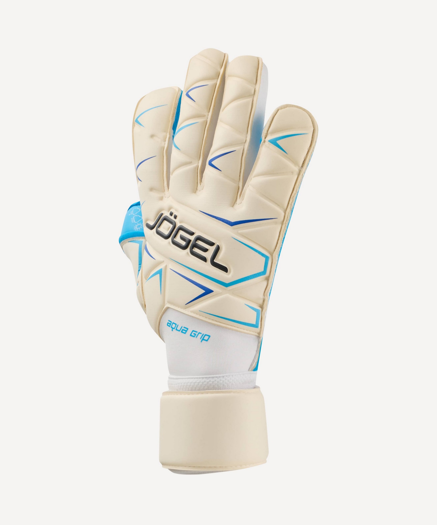 Перчатки вратарские Jogel Legend UL4 Aqua Roll Negative, белый