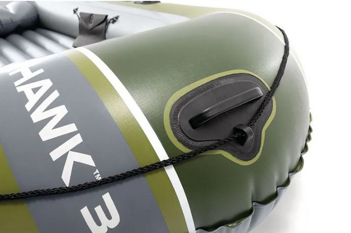 Надувная лодка Seahawk 3 295х137х43см, алюм.вёсла 137см, насос 68614, до 360кг Intex 66333