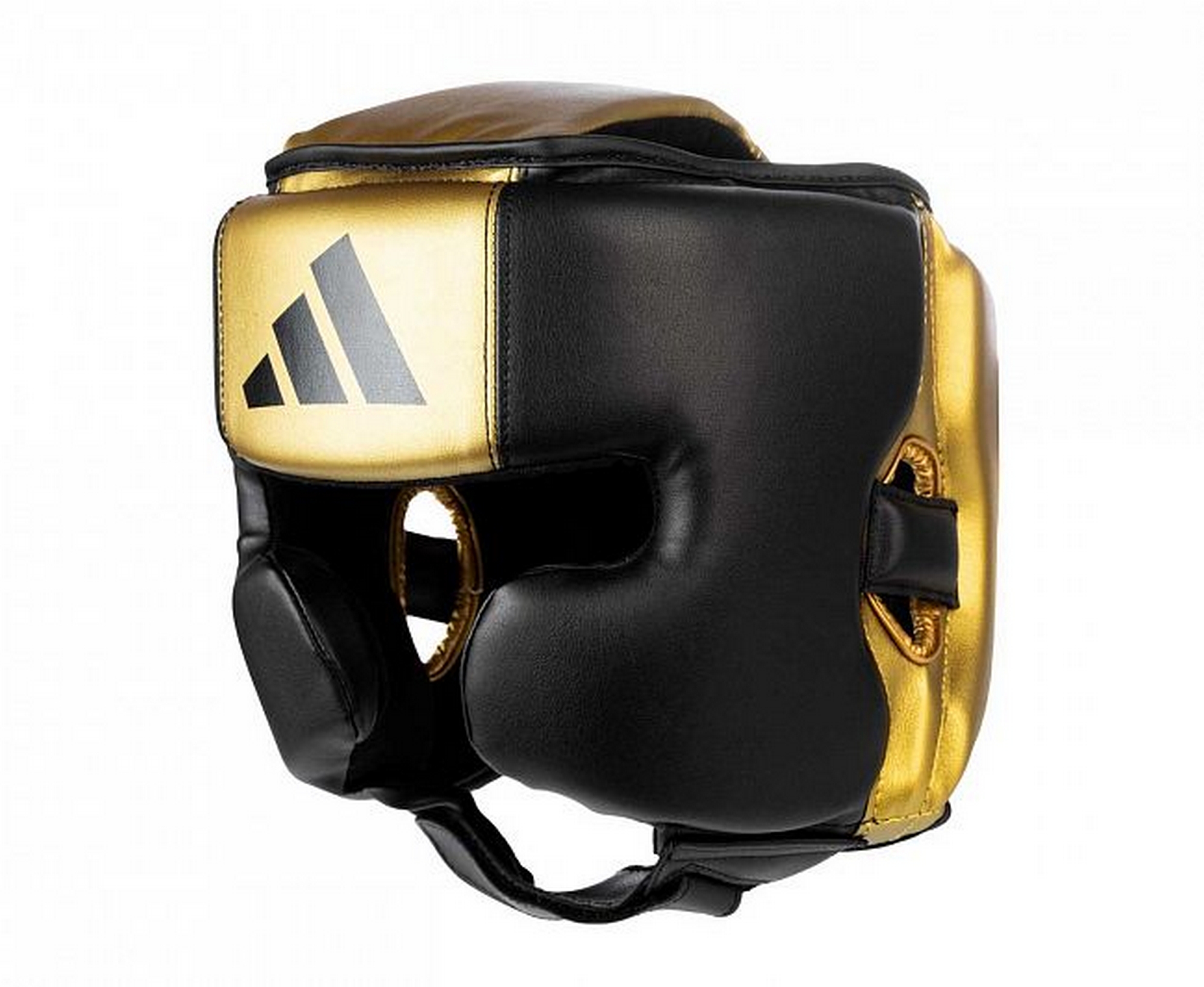 Шлем боксерский Adidas Speed 350 Pro Head Gear adiSPD350HG черно-золотой