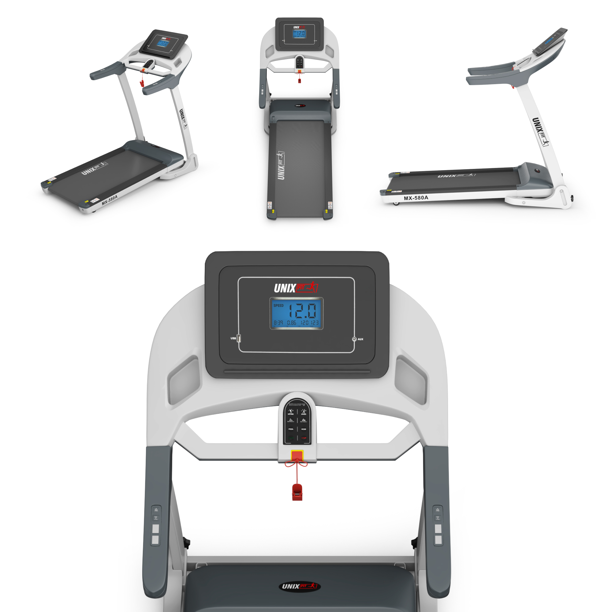 Беговая дорожка UnixFit MX-580A TDMX580AW White