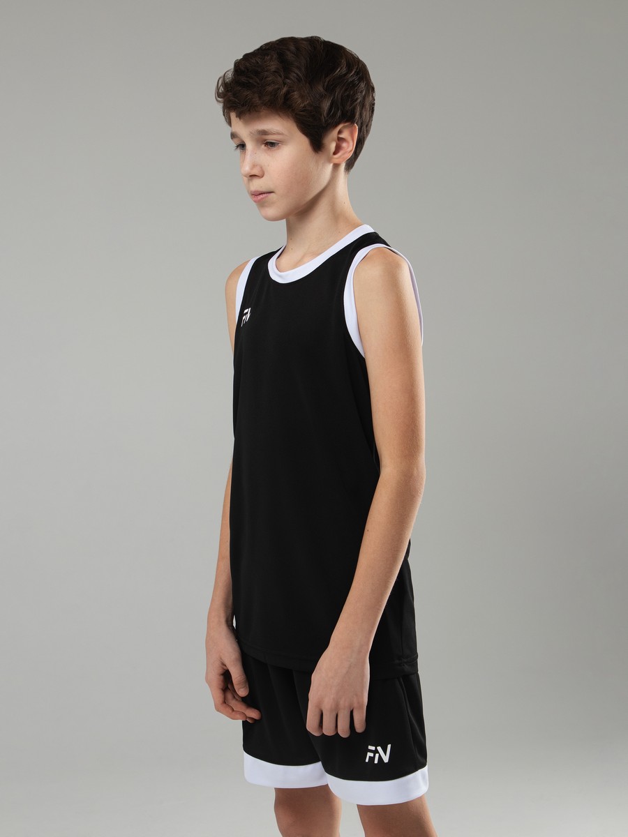 Детская баскетбольная форма FN Slam Kid KFN4271005-003 Black\White