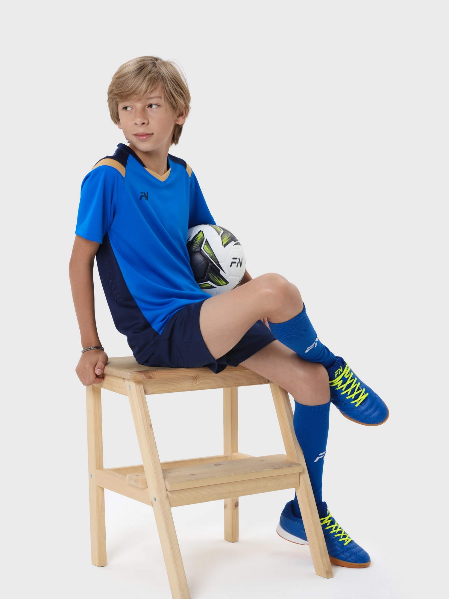Детская футбольная форма FN Orbital Kid KFN4261019-400 Blue\Dark Blue