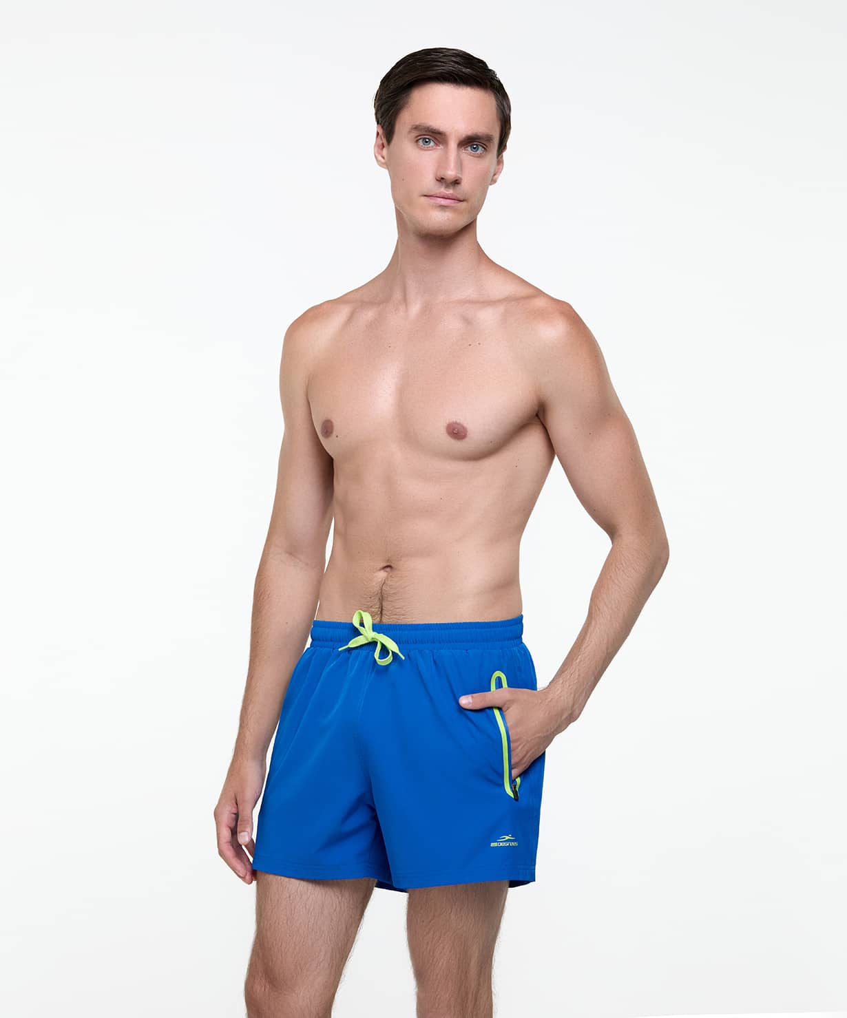 Шорты для плавания, полиэстер 25DEGREES Splash Blue/Lime