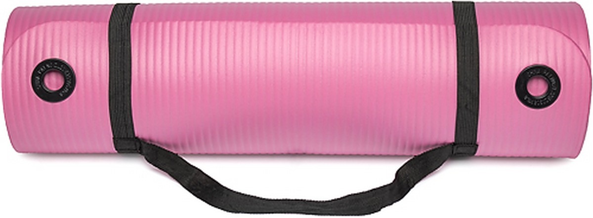 Коврик для йоги и фитнеса180x60x1см Sundays Fitness IR97506 569288 розовый