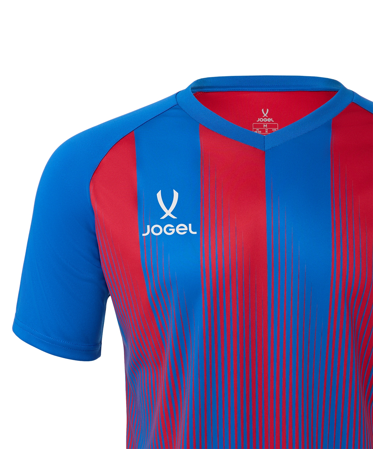 Футболка игровая Jogel CAMP Striped Jersey, красный\синий
