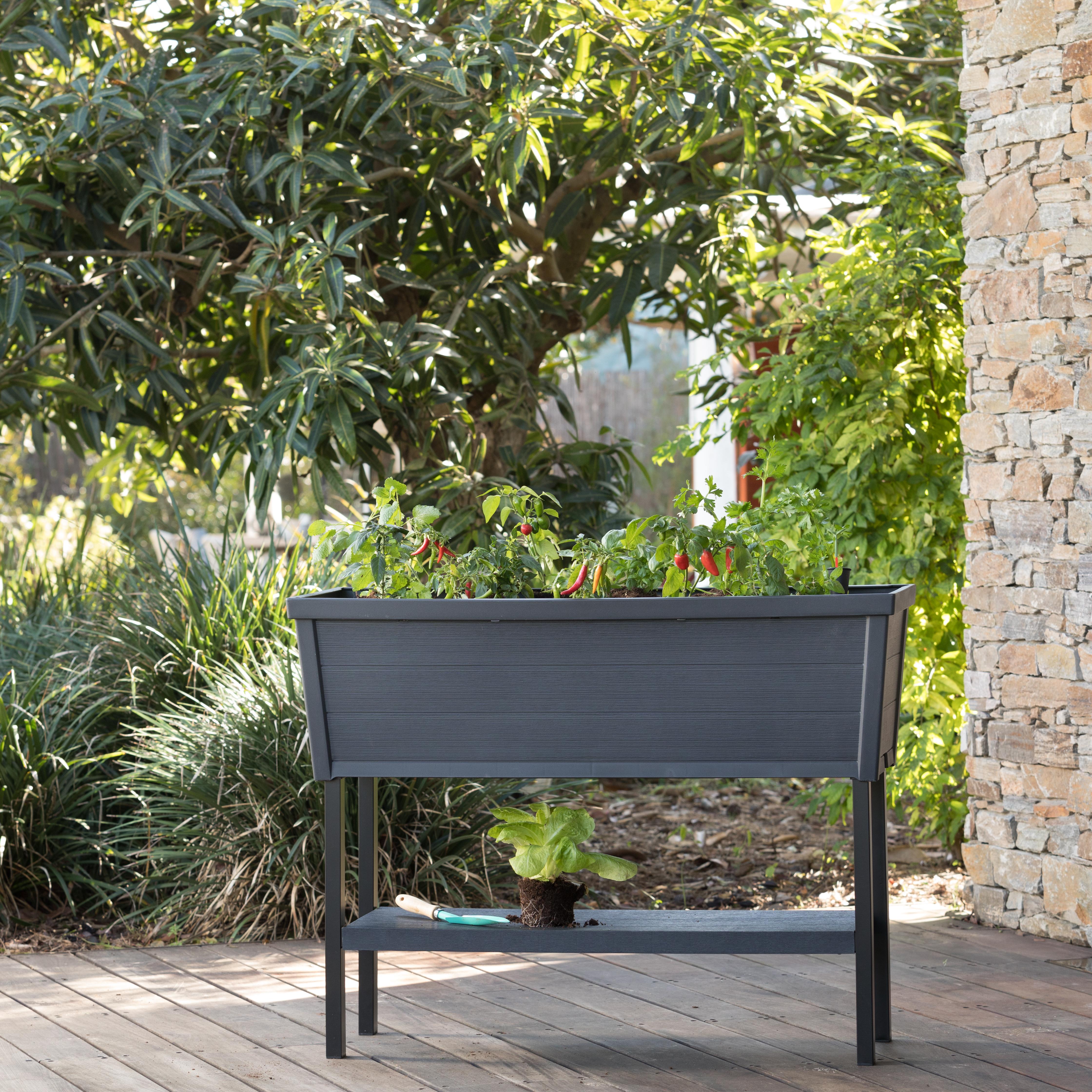 Грядка готовая, цвет графит ALFRESCO GARDEN BED