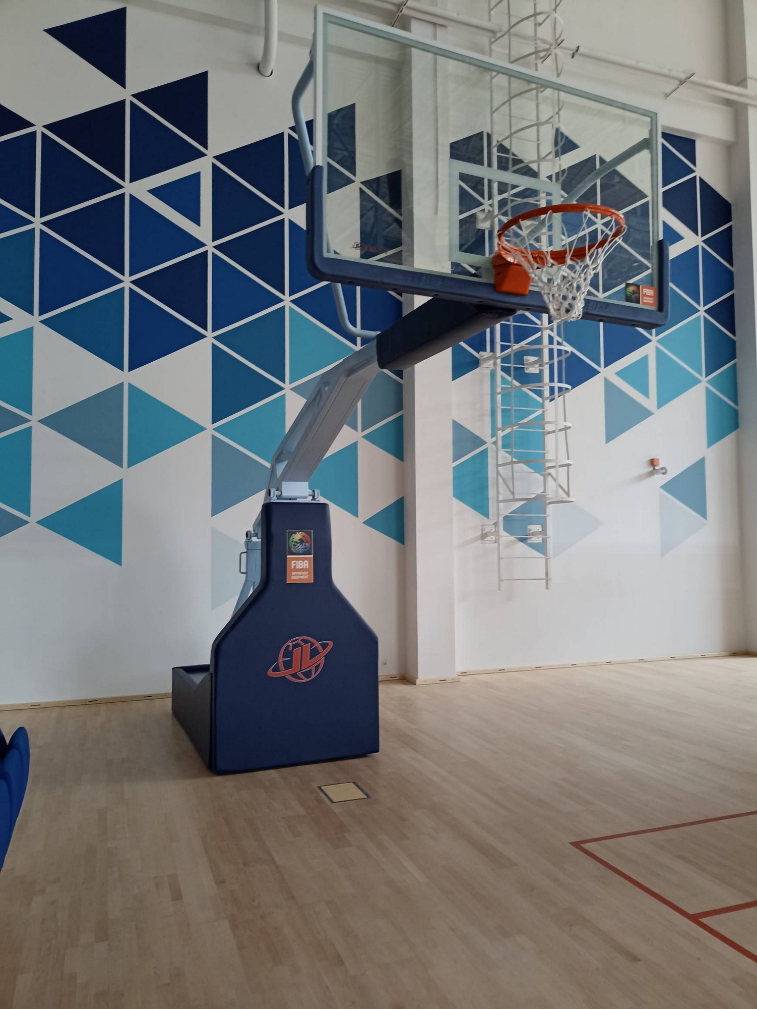 Баскетбольная ферма (стойка) передвижная складывающаяся, серт. FIBA Jinling Sports TXJ-2B 11103