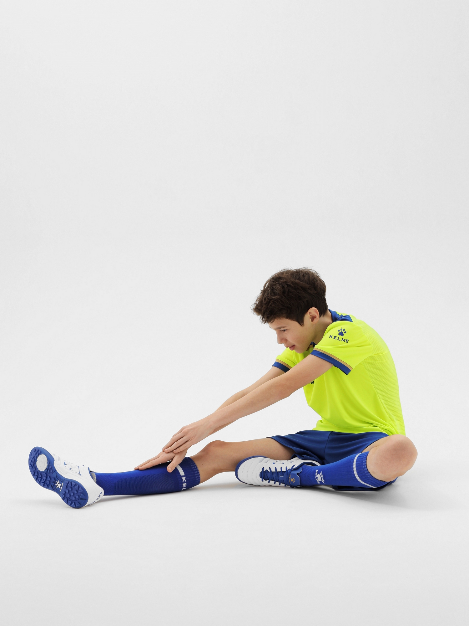 Детская футбольная форма Kelme Football Suit 8351ZB3158-918 Yellow\Blue